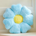 Flower Shaped Pillow Blue Flower